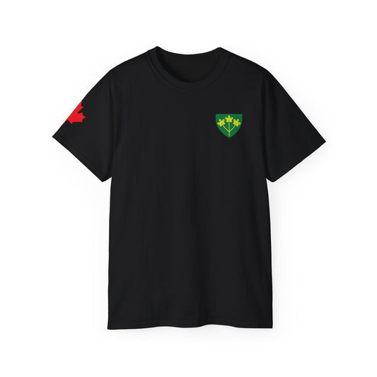 Ontario Coat of Arms x  Maple Leaf